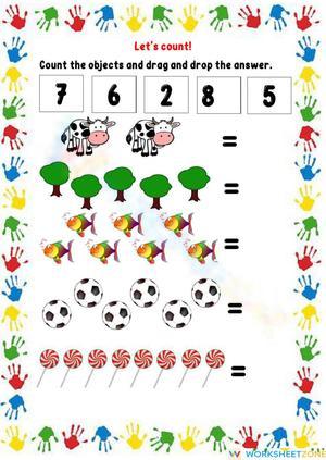 Counting Numbers from 1 to 10