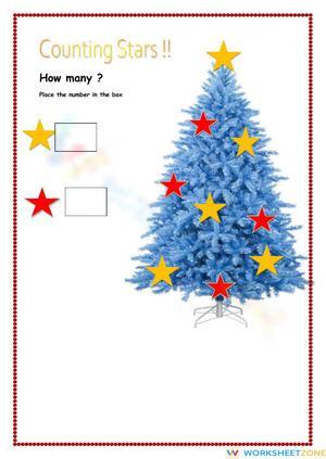 Counting Stars Worksheet: Fun Math Activity
