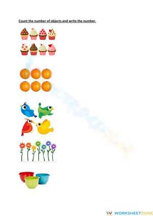 Count and write numbers