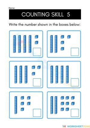 Counting by 10s Practice Sheet