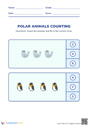 Essential 1-10 Counting Worksheet | Kindergarten Math Ready