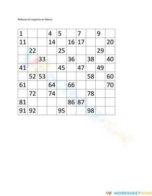 Counting by Ones Practice Worksheet