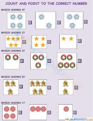 Count and Point: Number Recognition