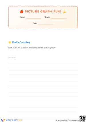 Complete Picture Graph Worksheet | Grade 3 Data