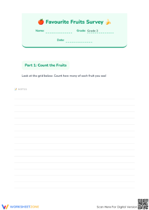 Essential 3.MD.B.3 Worksheet: Data & Graphs — Grade 3