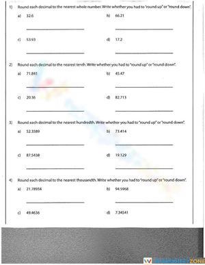 Rounding decimals