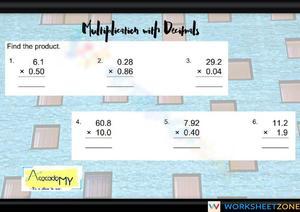 Multiplication With Decimals