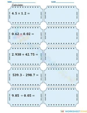 Decimal Calculations