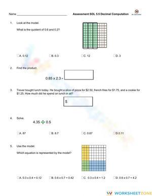 Decimals (5.5) Assessment
