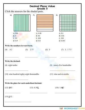 Intro to Decimal Place Value