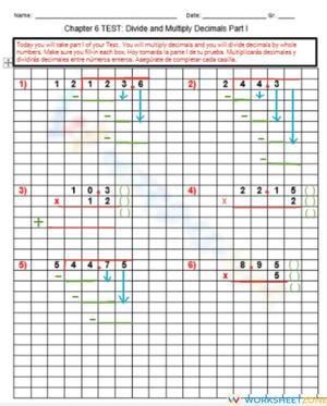 Multiply and Divide Decimals by Whole Numbers