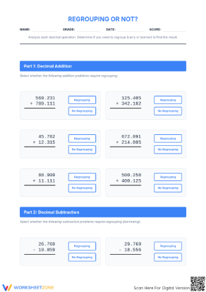 Essential Decimals Mastery Worksheet | Grades 6-11 Printable