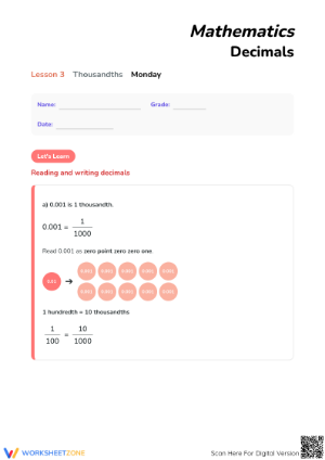 Essential Decimals & Fractions Practice | Grade 4-5 Math