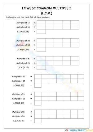Lowest Common Multiple I (LCM)