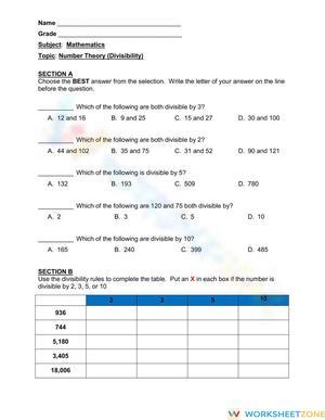 Number Theory