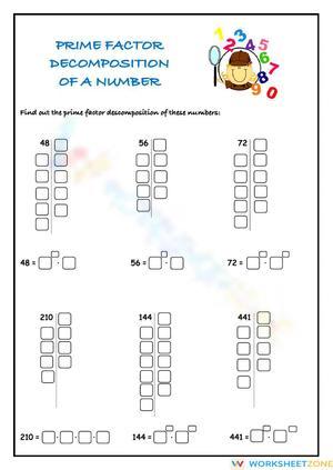 Decompose with Prime Factorization