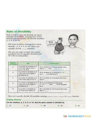 Divisibility 2, 3, and 5