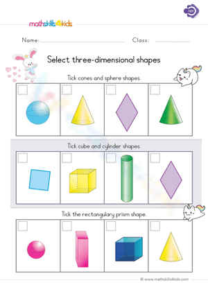 Three-dimensional shapes