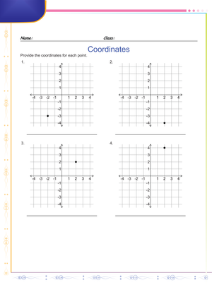 Grade 5 Coordinates — Printable No-Prep Worksheet