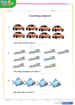 Practice Counting Objects Worksheet