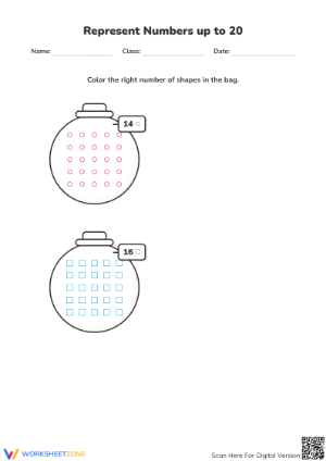 Represent Numbers up to 20 | Essential Grade 1 Math
