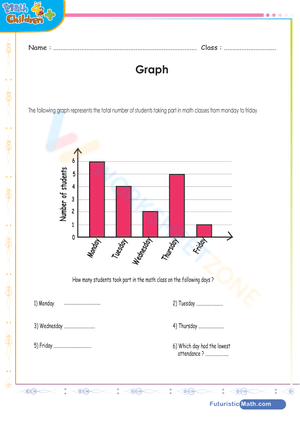 Grade 2 Bar Graphs — Printable No-Prep Worksheet