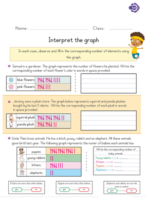 Grade 2 Graphing — Printable No-Prep Worksheet