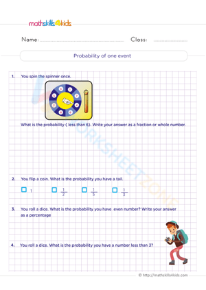 Probability of one event