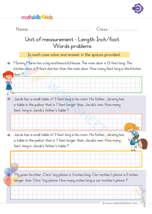 Metric units of length word problems