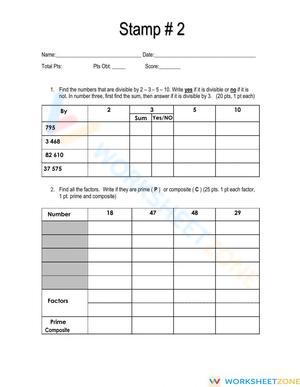 Factoring Numbers
