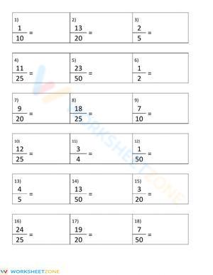 Convert Fraction to Percent