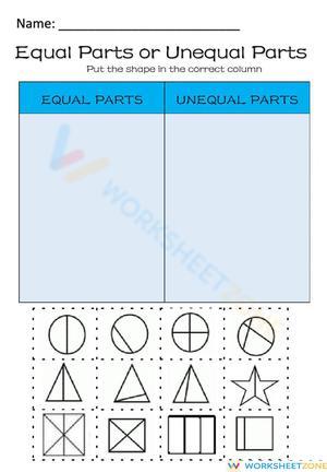 Equal and Unequal Parts