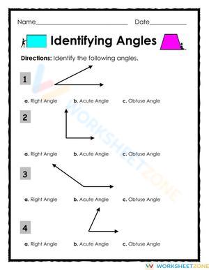 Identifying Angles