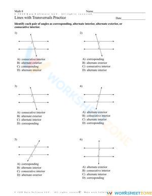 Parallel Lines and Transversal