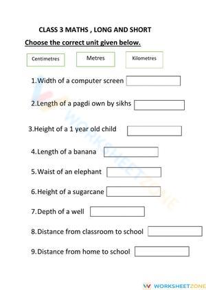 Long and short, class 3