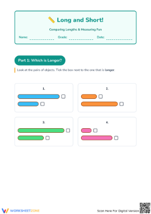 Essential Measuring Length Worksheet | Grade 3 Math