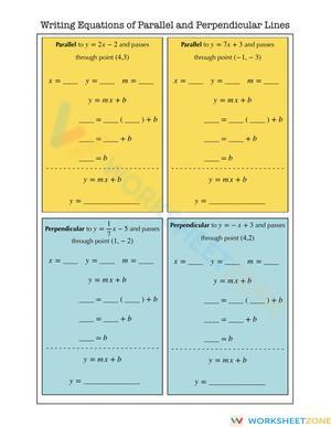 Equations of Parallel and Perpendicular Lines