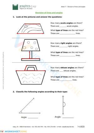 Revision lines and angles