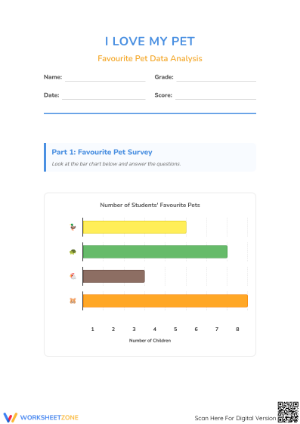 Printable Bar Graph Worksheet | Grade 3 Math