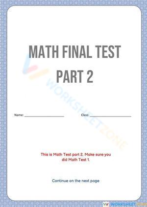 Grade 3 Math Review — Printable No-Prep Worksheet