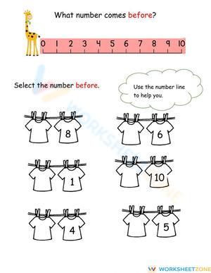 Identifying the Number Before