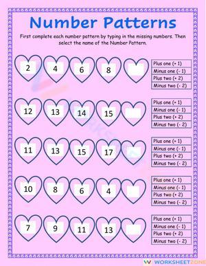 Number Patterns 12
