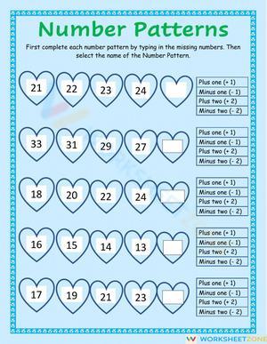 Number Patterns 11