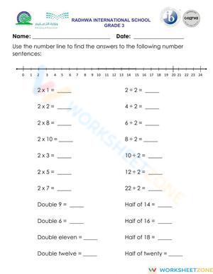 Multiply and Divide by 2