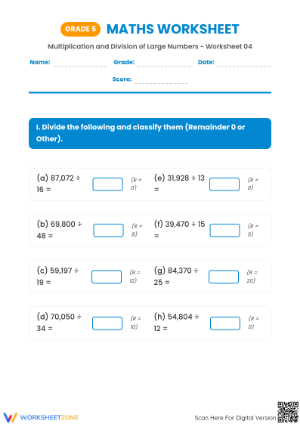 Essential 5th Grade Multi-Digit Multiplication & Division