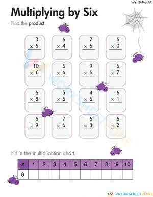 Multiply by 6