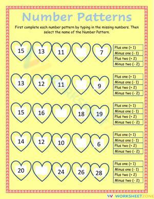 Exploring Number Patterns - Level 15