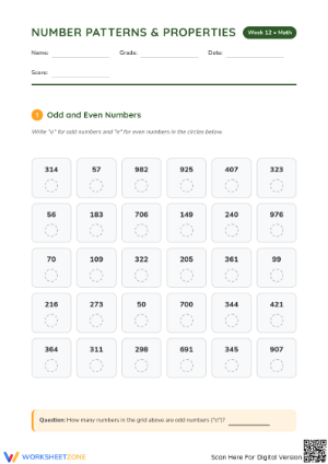 Printable 4.NBT.A.2 Worksheet: Number Forms Grade 4 Aligned