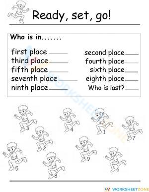 Ordinal Number Race