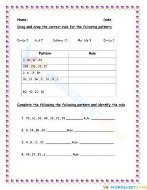 Numeric Pattern 1